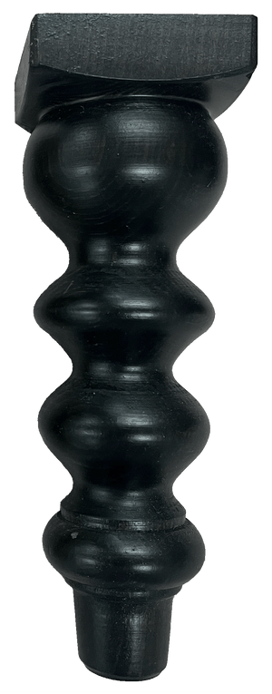 Ebony hardwood legs
